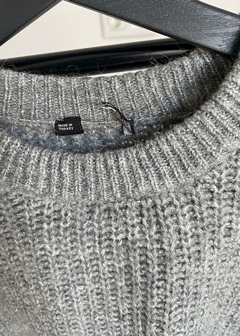 H&M Gri Örgü Kadın Yün Kazak
