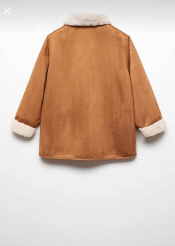 Kürklü Süet Kahverengi Kadın Kışlık Mont - Görsel 2