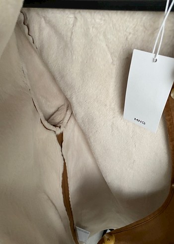 Kürklü Süet Kahverengi Kadın Kışlık Mont - Görsel 7