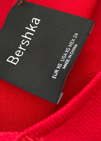 Kırmızı Straplez Mini Elbise - Görsel 5