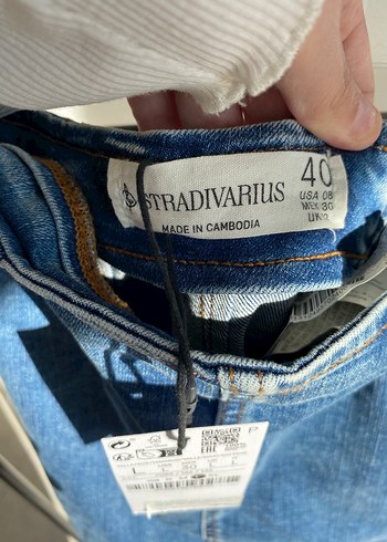 Kadın Uzun Kollu Lacivert Kot Ceket - Görsel 5