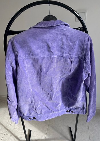 Mor Düğmeli Kadın Ceket - Görsel 2