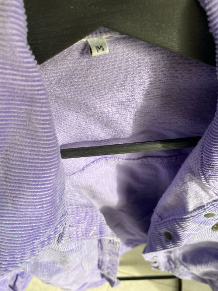 Mor Düğmeli Kadın Ceket - Görsel 3