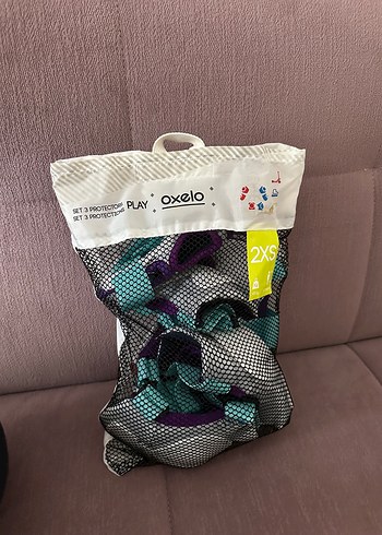 Oxelo Beyaz Gri Motosiklet Diz Koruyucu - Görsel 3