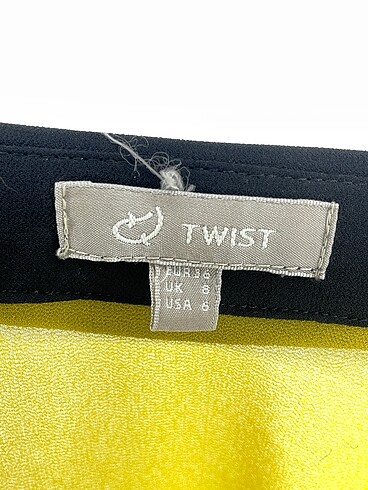 36 Beden sarı Renk Twist Gömlek %70 İndirimli.