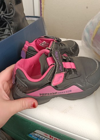 Pembe siyah Kız Çocuk Spor Ayakkabı