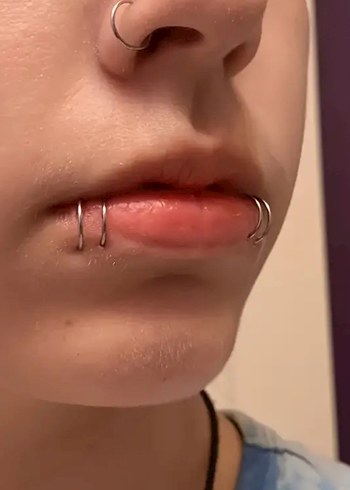 Çift görünümlü piercing - Görsel 4