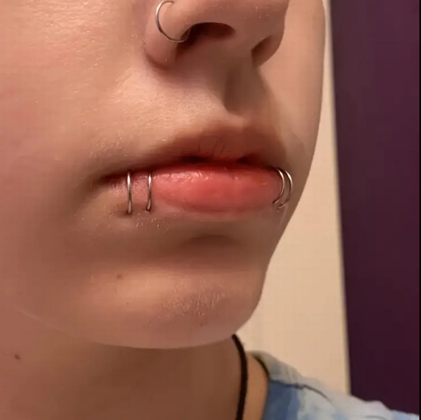 Çift görünümlü piercing - Görsel 4