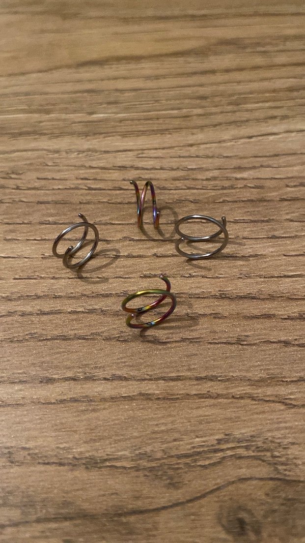 Çift görünümlü piercing - Görsel 2