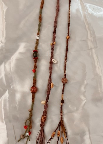 Boncuklu Bohem Macrome Hairwrap - Görsel 2