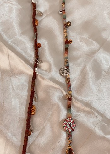 Etnik bohem çok havalı hair wrapler - Görsel 4