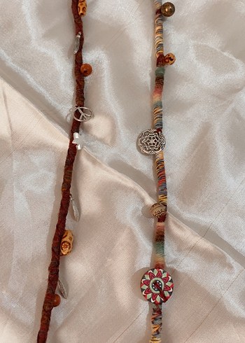 Etnik bohem çok havalı hair wrapler - Görsel 2