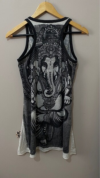 American Vintage Ganesha desenli elbise