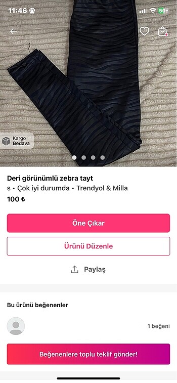 Trendyol & Milla 2 tayt 1 corap