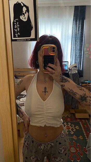 Halter yaka bluz