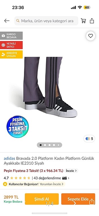 Orjinal adidas ayakkabı