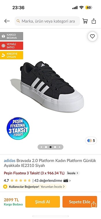Adidas Orjinal adidas ayakkabı