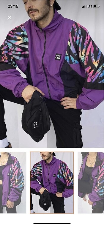 Unisex rüzgarlık ceket