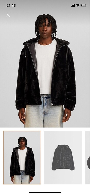 Bershka mont