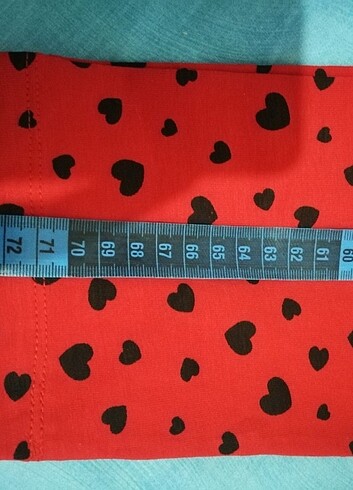 7 Yaş Beden kırmızı Renk Kız çocuk pijama takımı 