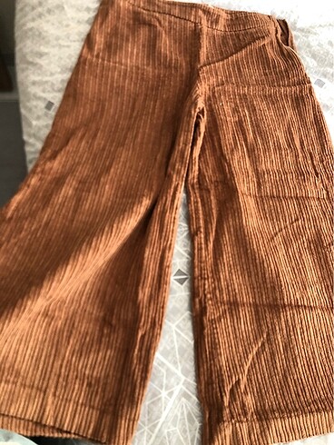 Kadife midi pantolon