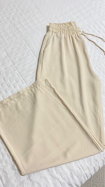 Quzu saten pantolon