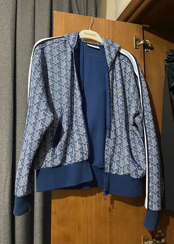 Lacoste Mavi Monogram Lacoste Ceket