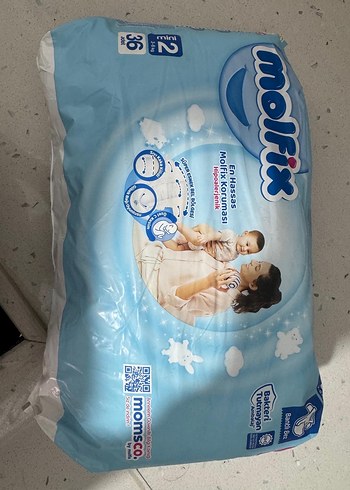 Molfix Mini Bebek Bezi No:2, 36 Adet - Görsel 2