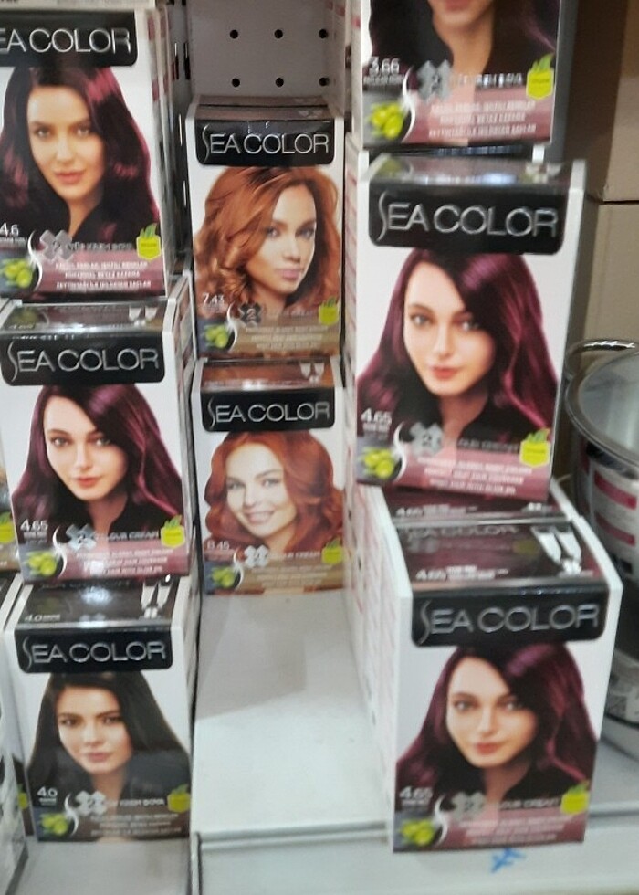 Sea colar saç boyası çeşitler için mesaj atın  - Görsel 4