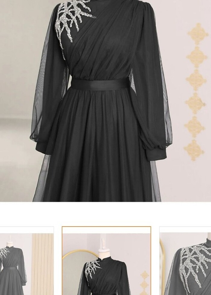 Siyah abiye - Görsel 2
