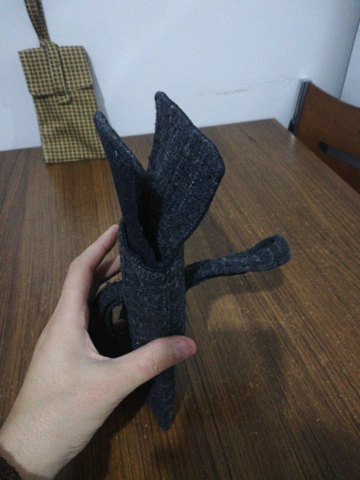 Siyah Telefon Tutucu Çanta - Görsel 3