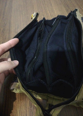 Fermuarlı Mavi Kadın Makyaj Çantası - Görsel 3