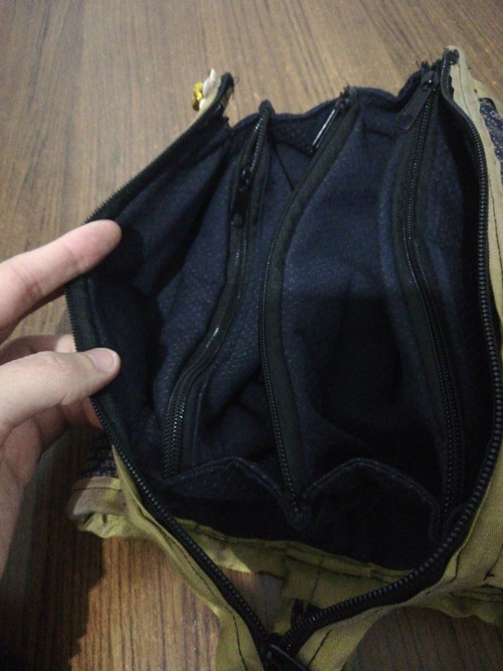 Fermuarlı Mavi Kadın Makyaj Çantası - Görsel 3