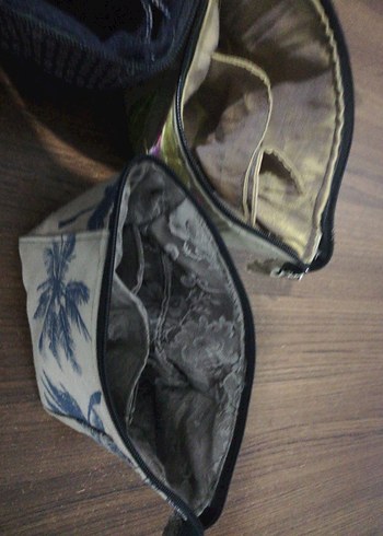 Renkli Nakışlı Kadın Makyaj Çantası - Görsel 4