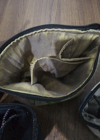 Renkli Nakışlı Kadın Makyaj Çantası - Görsel 5