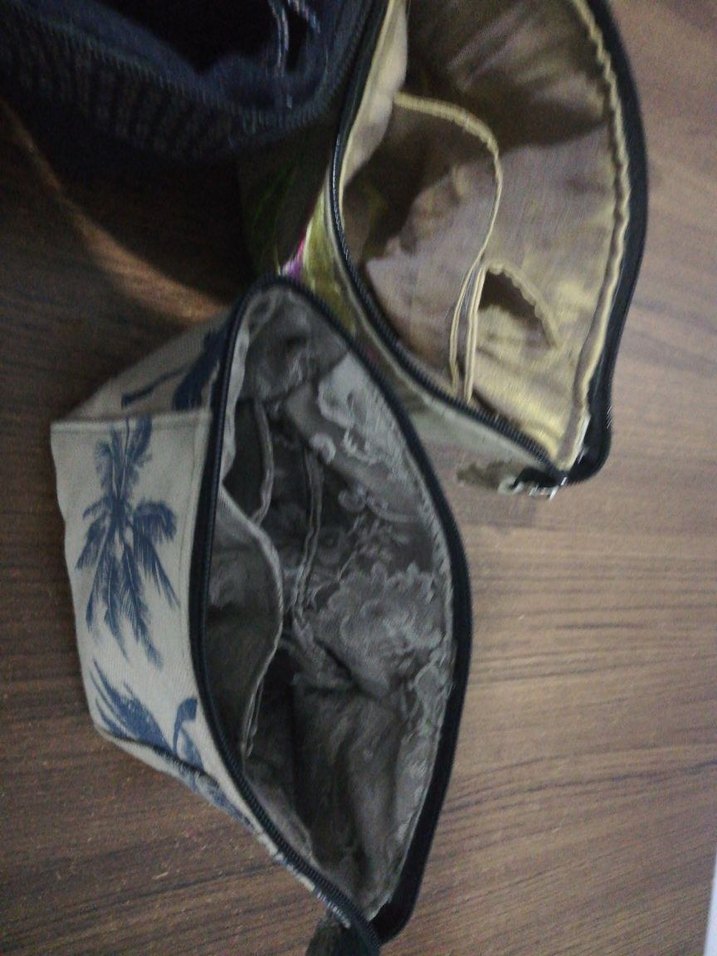 Renkli Nakışlı Kadın Makyaj Çantası - Görsel 4