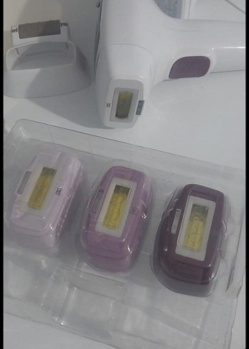 Mor Renkli Lazer Epilasyon Cihazı ve Yedek Başlıklar - Görsel 8