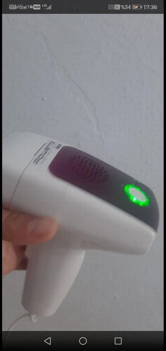 Mor Renkli Lazer Epilasyon Cihazı ve Yedek Başlıklar - Görsel 5