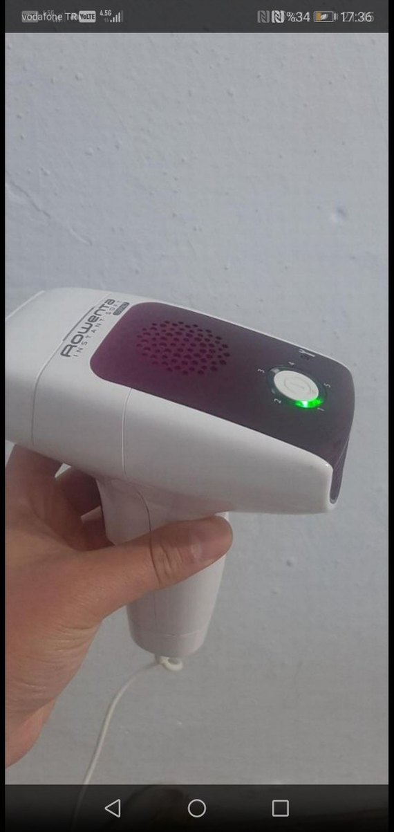 Mor Renkli Lazer Epilasyon Cihazı ve Yedek Başlıklar - Görsel 4