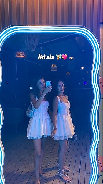 s Beden Zara beyaz korseli elbise
