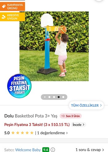 Renkli Çocuk Basketbol Potası - Görsel 6