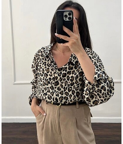 Leopar gömlek