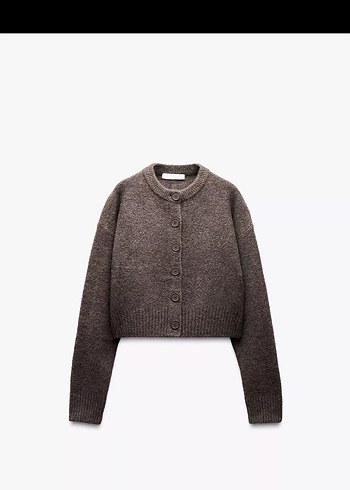 Zara kenarları Yırtmaçlı triko