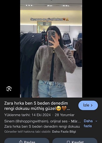 xs Beden Zara kenarları Yırtmaçlı triko