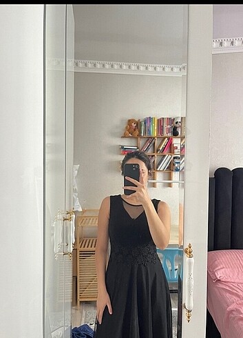 Zara siyah elbise 