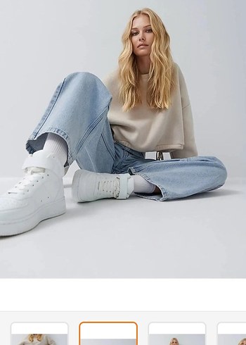 bol paça pantolon - Görsel 3