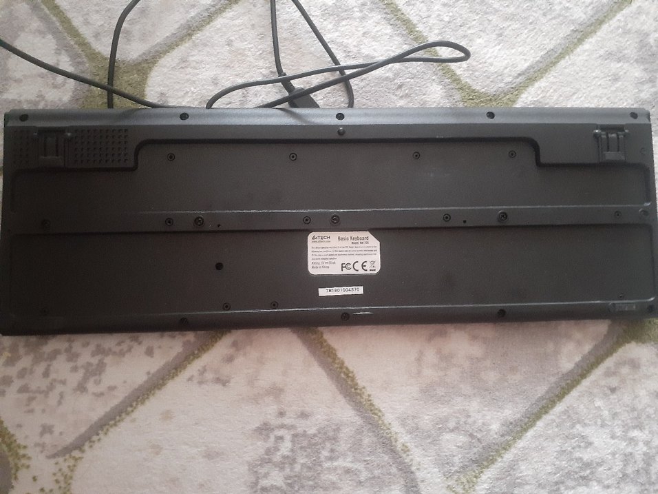 A4TECH Siyah Kablolu Klavye - Görsel 3