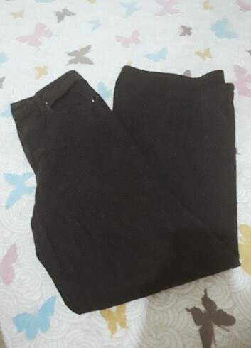28 Beden siyah Renk Bol paça pantolon