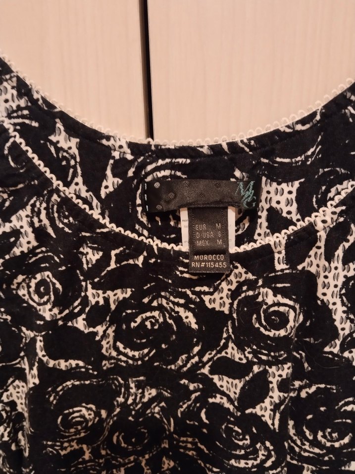 Dantel Desenli Siyah Mini  Elbise likralı - Görsel 2