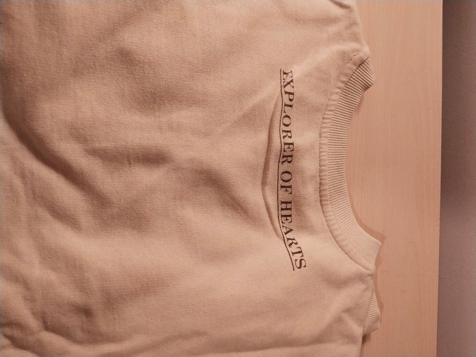 Bej Kadın Bisiklet Yaka Uzun Kollu Sweatshirt - Görsel 3